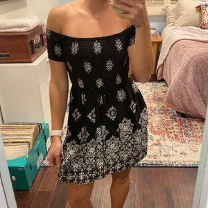 Off the shoulder dress